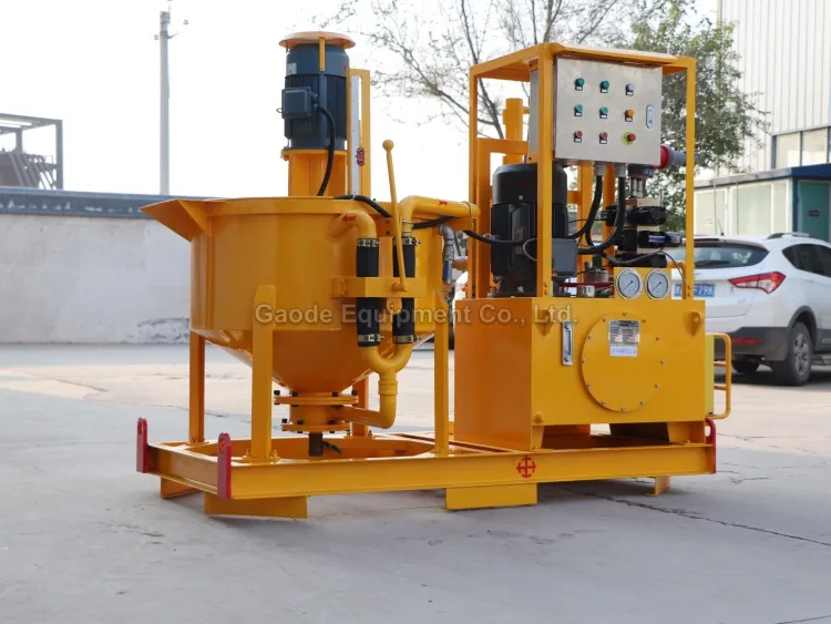 Gaodetec GGP400/80PL-E Grout Station Used for Railway Dam Tunnel